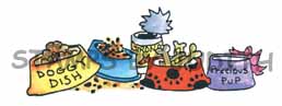 H-131 Dog Dishes